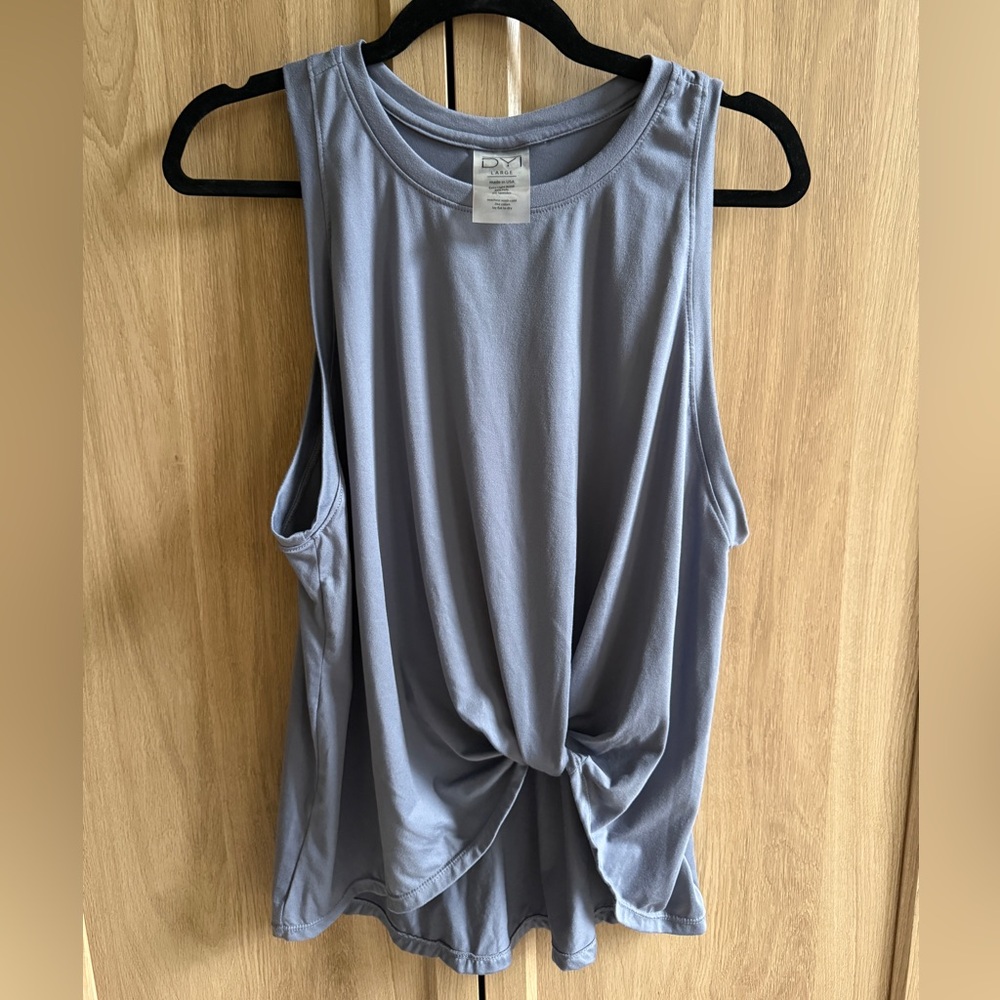 DYI Women's Light Purple Twist Tank Top